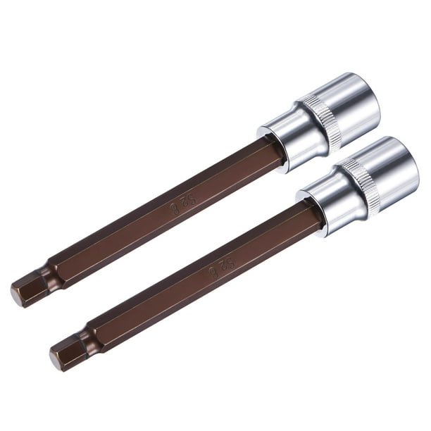 uxcell 1/2-Inch Drive x 8mm Hex Bit Socket Metric 2 Length uxcell 1/2-Inch Drive x 8mm Hex Bit Socket Metric 2 Length